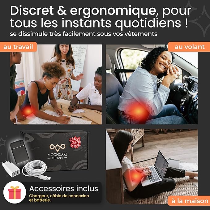 Ceinture Chauffante sans fil Règles Douloureuses